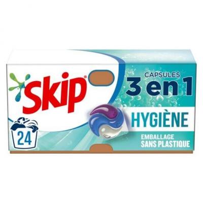 Skip Lessive Liquide Active Clean Lot 2x2.65L - 106 Lavages - 5300 ml