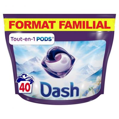 Dash Allin1 Pods Lessive en Capsules Liquides, Collection Bouquet Mystère  avec u