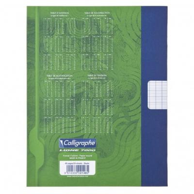 7000 cahier pique brouillon 17x22 48p seyes 56g 100 recycle