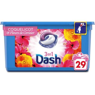 DASH Lessive capsules tout en 1 souffle précieux 32 capsules pas cher 