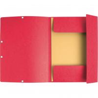Exacompta chemisa a rabats en carton ft a4 3 rabats set de 3 pieces en 3 teintes d orange soleil 3 