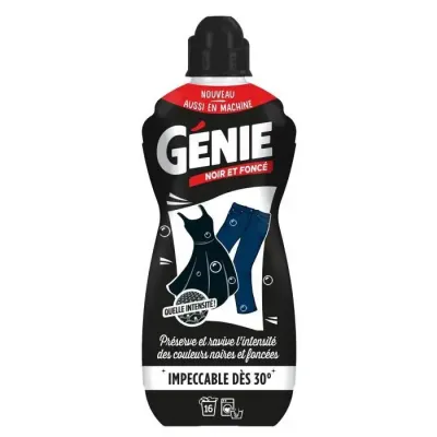 Genie lessive liquide noir fonce 1 l