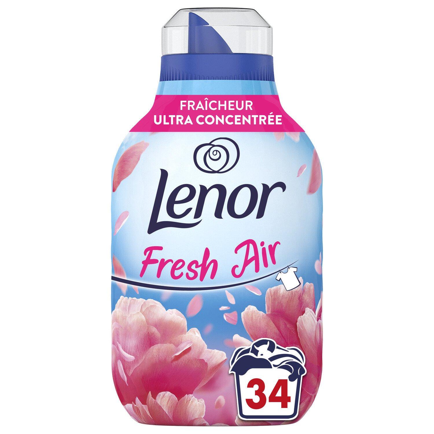 Lenor Fresh Air Morning Fresh - Adoucissant - 6 x 34 lavages Pack  économique