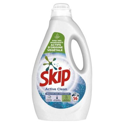 Skip Active Clean Lessive Efficace - Savon Liquide Pour Le Linge 4L 80  Lavages MRM00229 - Sodishop